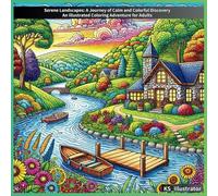 Serene Landscapes: A Journey of Calm and Colorful Discovery: An Illustrated Coloring Adventure for Adults