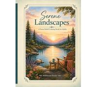 Serene Landscapes: A Stress Relief Coloring Book for Adults