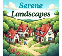 Serene Landscapes: An adult coloring book designed to promote relaxation and creativity, bold and easy