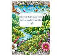 Serene Landscapes: Relax and Color the World