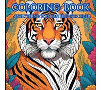 Serene Nature Adult Coloring Book for Mind Clarity: Relax and unwind with beauty and beast for busy life