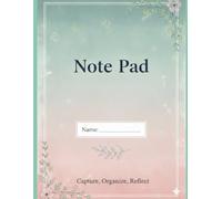 Serene Reflections Notebook: Elegant Floral Journal for Notes, Planning, and Daily Thoughts