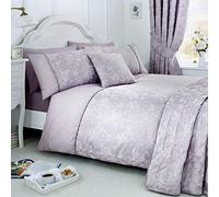 Serene Set Copripiumino, Cotone/Poliestere, Lavanda, Doppio
