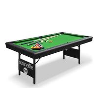 SereneLife Biliardo Pieghevole 194 cm, Tavolo da Biliardo Richiudibile con Set Accessori Completo per Bambini e Adulti, Giochi da Interno