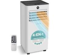 SereneLife Climatizzatore portatile 9000 BTU 2,34 kW, climatizzatore 4 in 1: raffreddamento, riscaldamento, ventilatore e deumidificatore, telecomando