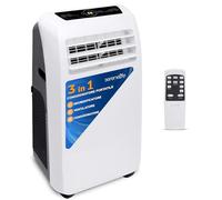 SereneLife Condizionatore Portatile 3-in-1, Deumidificatore Integrato, Ventilatore, Telecomando, Kit Scarico Finestra, 9,000 BTU, Classe A