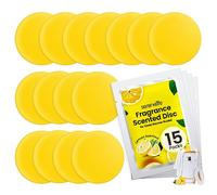 SereneLife Disco profumato al limone per scaldasalviette, giallo, taglia unica