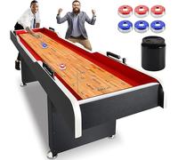 SereneLife Gioco da Tavolo, Shuffleboard da Tavolo, Superficie Poliuretano, Accessori Inclusi, Punteggio Abaco, Gioco Veloce per Interni ed Esterni