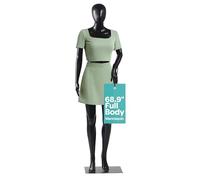 SereneLife Manichino Femminile Premium, 175 cm di Altezza, Realistico, Membri Flessibili, Testa Girevole, Corpo Staccabile, Base Metallica Resistente