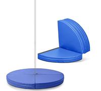 SereneLife Pole Dance Crash Mat - 5ft Diameter, 4.7” Thick, Lightweight and Foldable Pad with an Easy-to-Clean Cover - Perfect for Home, Gym, Yoga, Dance Training & Exercise