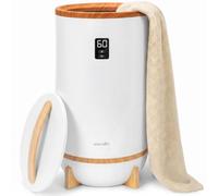 SereneLife Scalda asciugamani elettrico con timer, secchio scaldasalviette per 2 asciugamani, a risparmio energetico e mobile, con protezione da surriscaldamento, spegnimento automatico, spa e