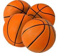 SereneLife Set Palla da Basket in Gomma per Interni/Esterni, 4 Pezzi, Diametro 18 Centimetri, Rivestimento Robusto, Adatto a Canestro e Rete, Giochi per Bambini e Ragazzi