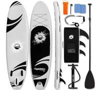 SereneLife Stand up Paddle Board Gonfiabile - Pagaia SUP Antiscivolo, Pompa, Cordino di Sicurezza e Accessori Giovani
