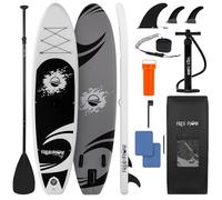 SereneLife Stand up Paddle Board Gonfiabile - Pagaia SUP Antiscivolo, Pompa, Cordino di Sicurezza e Accessori Giovani