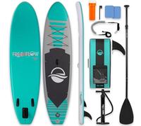 SereneLife Stand up Paddle Board Gonfiabile - Pagaia SUP Antiscivolo, Pompa, Cordino di Sicurezza e Accessori Giovani