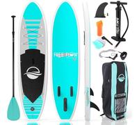 SereneLife Stand up Paddle Board Gonfiabile - Pagaia SUP Antiscivolo, Pompa, Cordino di Sicurezza e Accessori Giovani