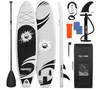 SereneLife SUP Gonfiabile con Accessori Premium, Tavola Sup Ampia e Stabile con Pedana EVA Antiscivolo, Stand Up Paddle Board per Adulti, Giovani e Principianti, Accessori Inclusi