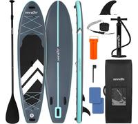 SereneLife SUP Gonfiabile, Tavola Sup, Stand Up Paddle Board Ultraleggera, Larga e Stabile con Deck EVA Antiscivolo, Accessori Premium, per Giovani e Adulti, Capacità 159 kg