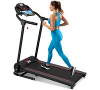 SereneLife Tapis Roulant Salvaspazio per Casa, Walking Pad Compatto con Display Digitale, Tapis Roulant per Camminata e Corsa, Design Portatile per Allenamento in Casa e Palestra