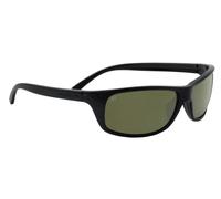 serengeti - BORMIO 2.0, Matte Black, Vetro Saturn 555nm Polarizzato, Occhiali da sole Medium-Large, Occhiali da sole Uomo, Sport, Guida, Sport nautici