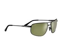 serengeti - DANTE 2.0, Shiny Black, Vetro Saturn 555nm Polarizzato, Occhiali da sole Medium-Large, Occhiali da sole Uomo, Sport, Guida, Sport nautici