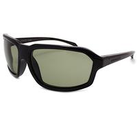 Serengeti Hext Polarizzati Sole Nero Brillante / 555nm Verde Lenti SS571002