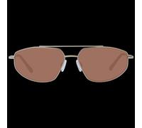 Serengeti Marlon SS539001 57 Men's Sunglasses - Gold Frame, Brown Lenses
