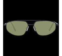 Serengeti Marlon SS539003 57mm Sunglasses - Matte Black, Green Polarized Lenses