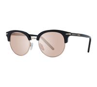 Serengeti Occhiali 8939 Lela 50mm Donna Nero Mezzo Cerchio Rotondo Polarizzati