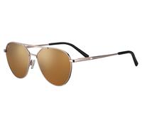 Serengeti Odell SS555004 Sole Lucido Rosa Oro / Saturn Polarizzate Drivers
