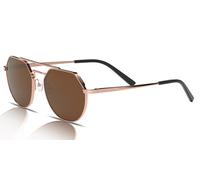 Serengeti Occhiali Shelby SS533001 Lucido Luce Rosa Oro / Marrone Polarizzate
