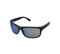 Serengeti Pistoia Occhiali da Sole, Unisex, Pistoia, Pistoia Satin Black Polarized 555nm Blue