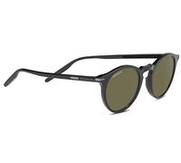 Serengeti Raffaele Occhiali, Nero luccicante, S/M Unisex-Adulto