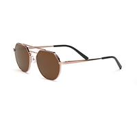 Serengeti Occhiali Shelby SS533001 Lucido Luce Rosa Oro / Marrone Polarizzate