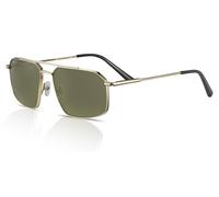 Serengeti Wayne SS546005 Uomo Occhiali da Sole Lucido Luce Oro/Verde Mineral No