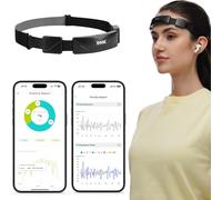 SereniBrain Fascia per la meditazione - dispositivo di neurofeedback EEG con feedback audio e visivo in tempo reale per l'allenamento della meditazione | Cattura onde cerebrali alfa, beta, gamma, teta
