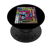 Serenità Calma Pace Gioia Benedetta Beatitudine Guarigione Gentilezza PopSockets PopGrip Adesivo