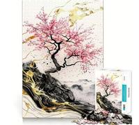 Serenità ﹨u Tranquillità Puzzle da 1000 pezzi per adolescenti Giocattolo di logica solida Divertimento pacifico Taglio di precisione (38x52cm)