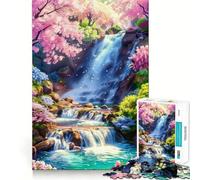 Serenità ﹨u Tranquillità Puzzle da 1000 pezzi per adolescenti Giocattolo di logica solido Divertimento pacifico Taglio di precisione (38x26cm)