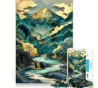 Serenità ﹨u Tranquillità Puzzle da 1000 pezzi per adolescenti Puzzle logico Treno Giocattolo Antistress Taglio liscio Regalo memorabile (50x75cm)
