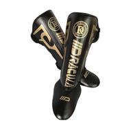 Serenitison Paratibia per Muay Thai Allenament,Paratibia Kick Boxing,Paratibie Muay Thai,PU Pelle Muay Thai Protezione,Leggere,per Le Gambe,er Le Arti Marziali,Sparring,Kickboxing,Karatè