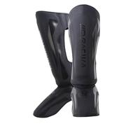 Serenitison Paratibia per Muay Thai Allenament,Paratibia Kick Boxing,Paratibie Muay Thai,PU Pelle Muay Thai Protezione,Leggere,per Le Gambe,er Le Arti Marziali,Sparring,Kickboxing,Karatè