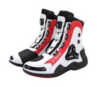 Serenitison Stivali Moto Uomo,Scarpe Motocross Città,Scarpe da Ginnastica da Moto Traspiranti Casual,Scarpe Moto,Donne Scarpe da Moto Fuoristrada,Anti collisione del Tallone,Suola Antiscivolo