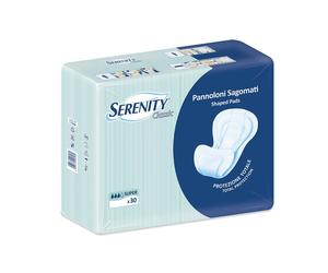 Serenity Classic - Pannolini Sagomati Super, 30 pannolini