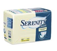 PANNOLONE PER INCONTINENZA SERENITY CLASSIC SUPERDRY FORMATO EXTRA LARGE 30 PEZZI