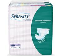 SERENITY CLASSIC PANNOLONI A MUTANDINA MAXI TG. XL DA 15 PZ