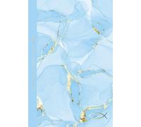 Serenity & Faith: Blue Marble Prayer Journal for Men, Women, Teens: 120 alternating pages, 6 x 9 inches, daily devotional notebook, self-care diary, gift idea