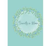 Serenity in Bloom, writing journal,90 GSM, Natural shades.