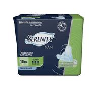 Serenity Man Light Super Assorbenti per Incontinenza Uomo Confezione da 15pz