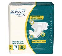 SERENITY SOFT DRY SENSITIVE PANNOLONI A MUTANDINA EXTRA TG. M DA 15 PZ